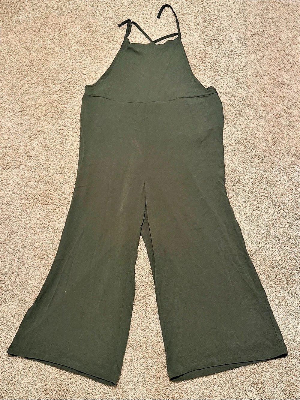 Torrid Green Gauze Wide Leg Jumper Women's Plus Size 4XL